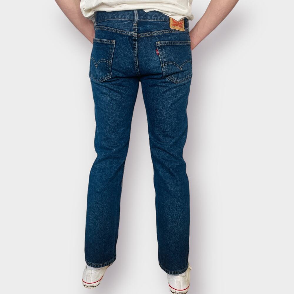 Y2K Levis 505 Dark Wash Jeans‎ 33x32 - Picture 4 of 4